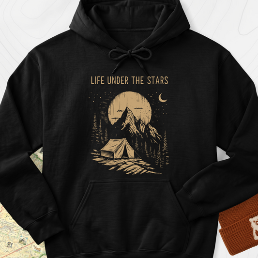Life Under the Stars Hoodie - Black
