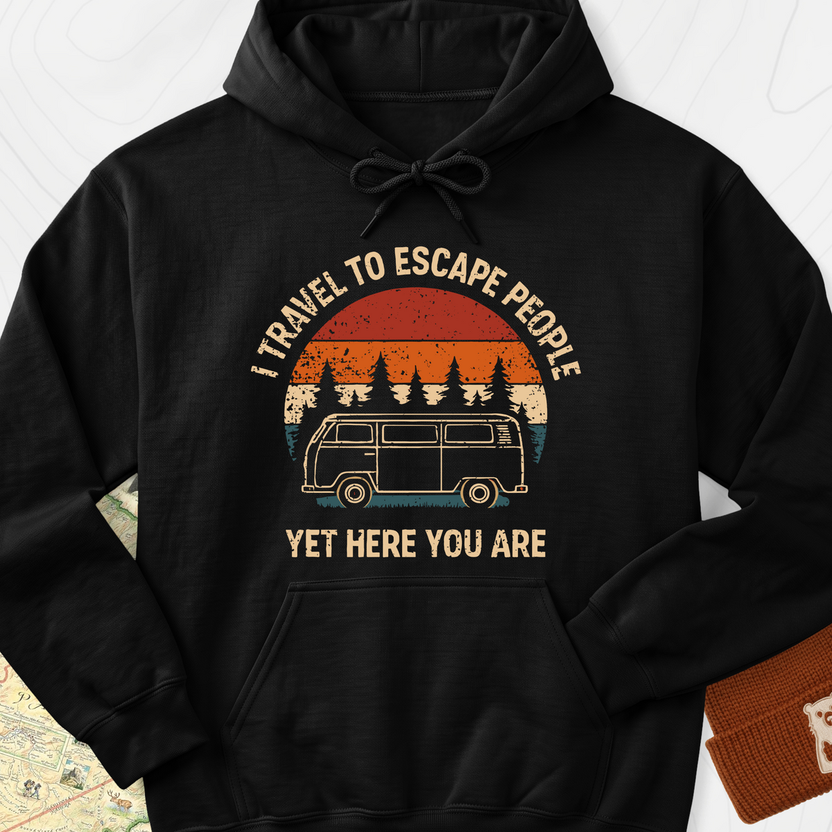 Escape People Hoodie - Black