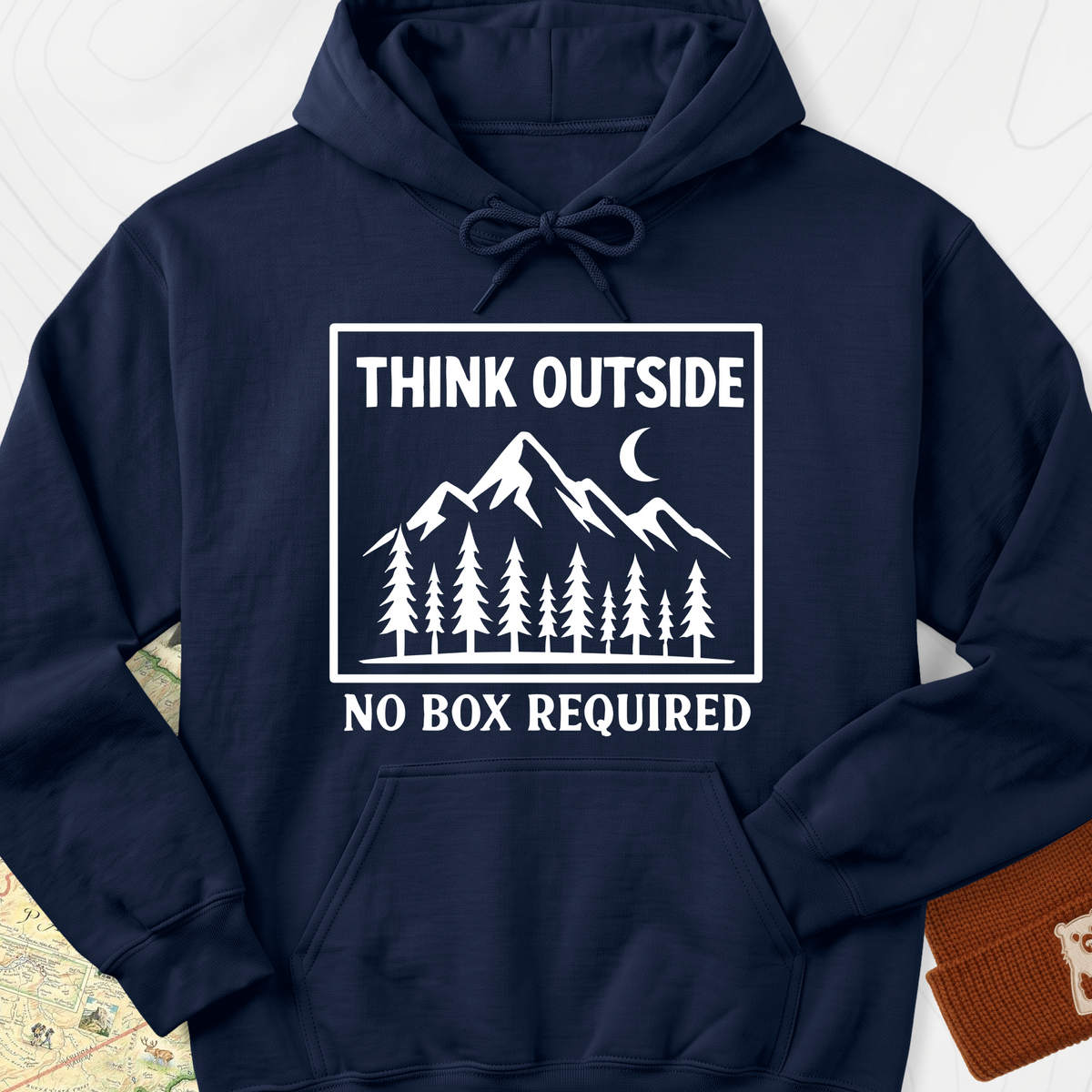 Think Outside Hoodie - Navy
