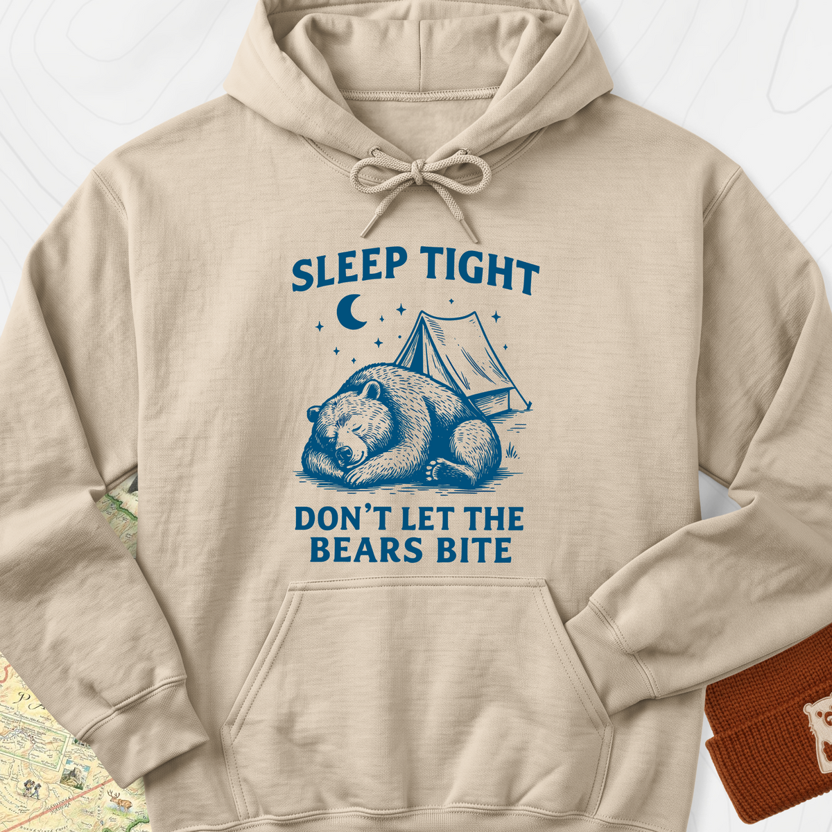 Don’t Let the Bears Bite Hoodie - Sand