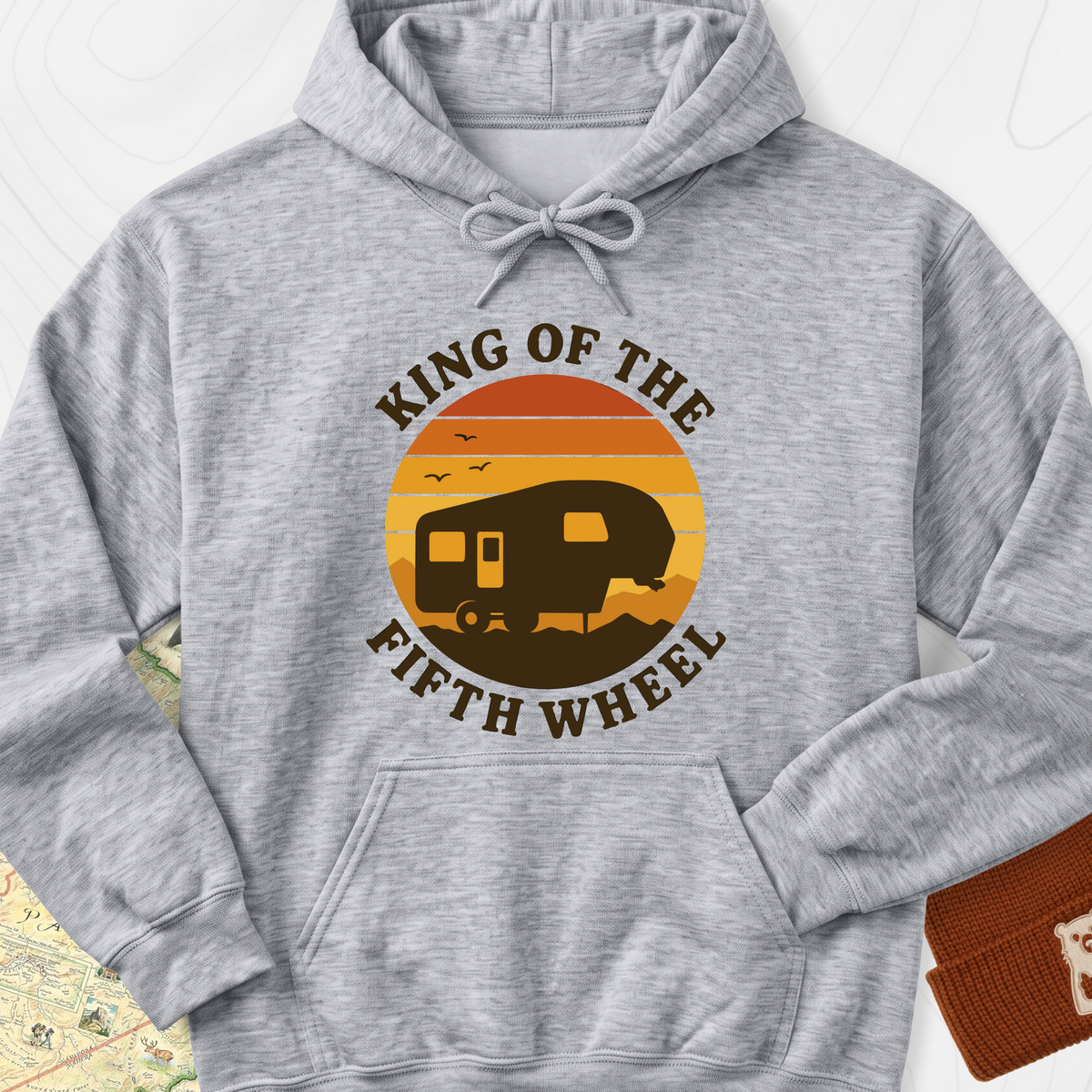 King of the Fifth Wheel Hoodie - Sport Grey