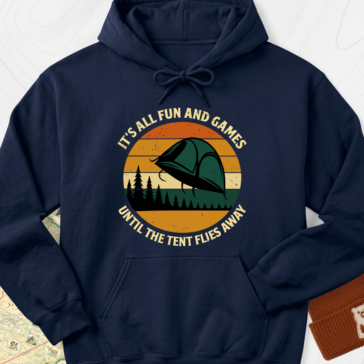 It’s All Fun and Games Hoodie - Navy