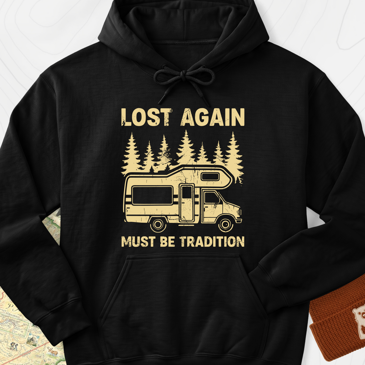 Lost Again Hoodie - Black