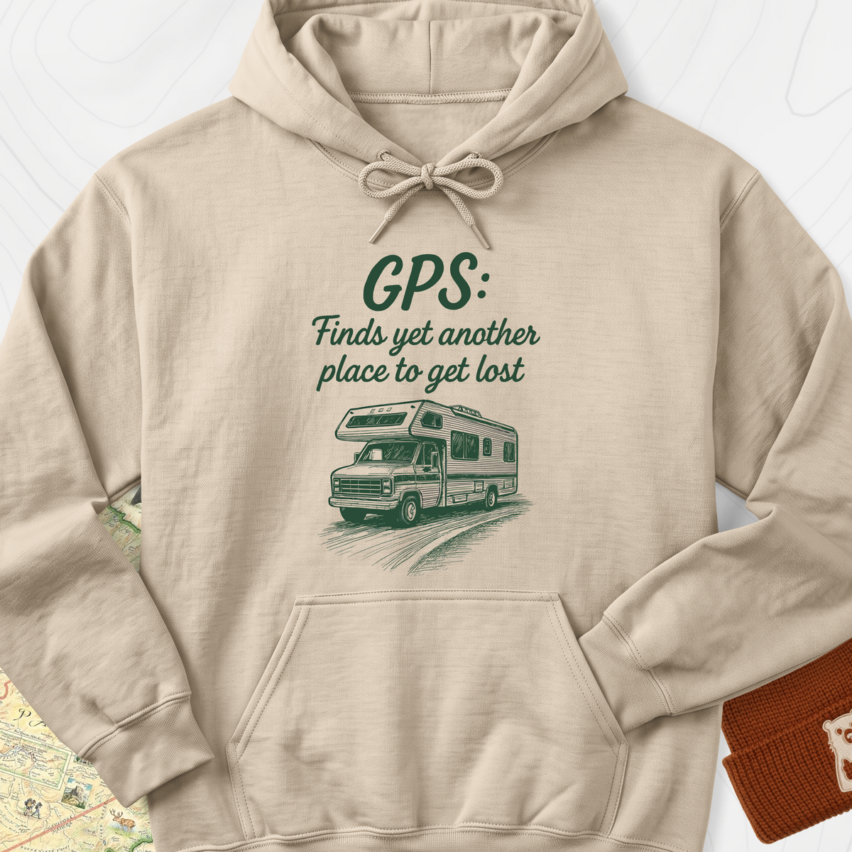 Another Place to Get Lost Hoodie - Sand
