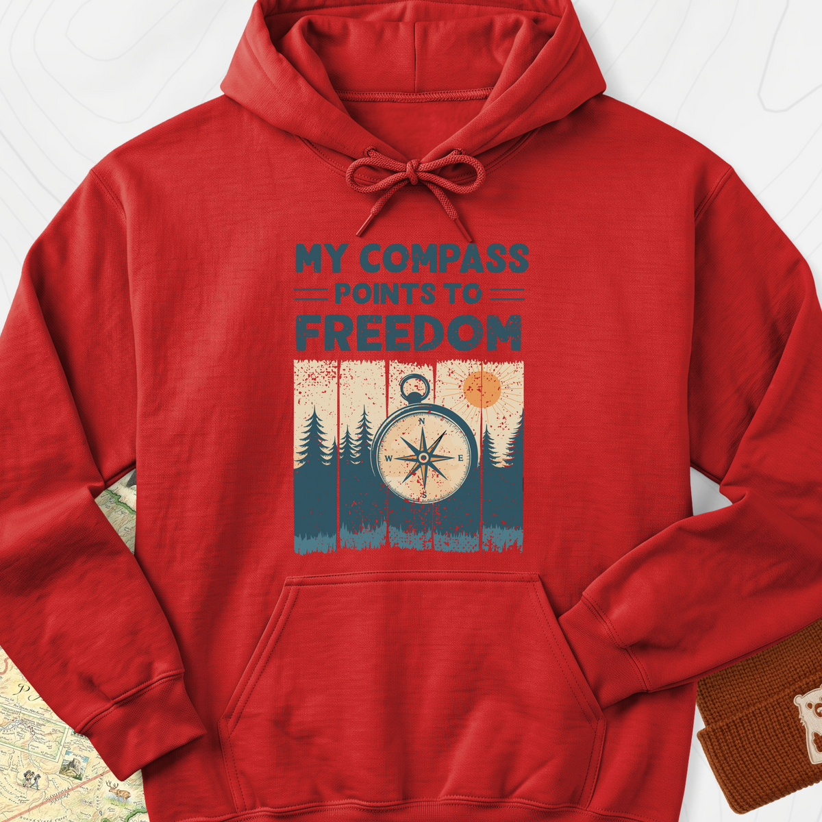 Freedom Hoodie - Red