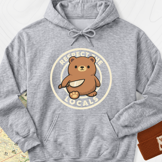 Respect the Locals Hoodie - Sport Grey