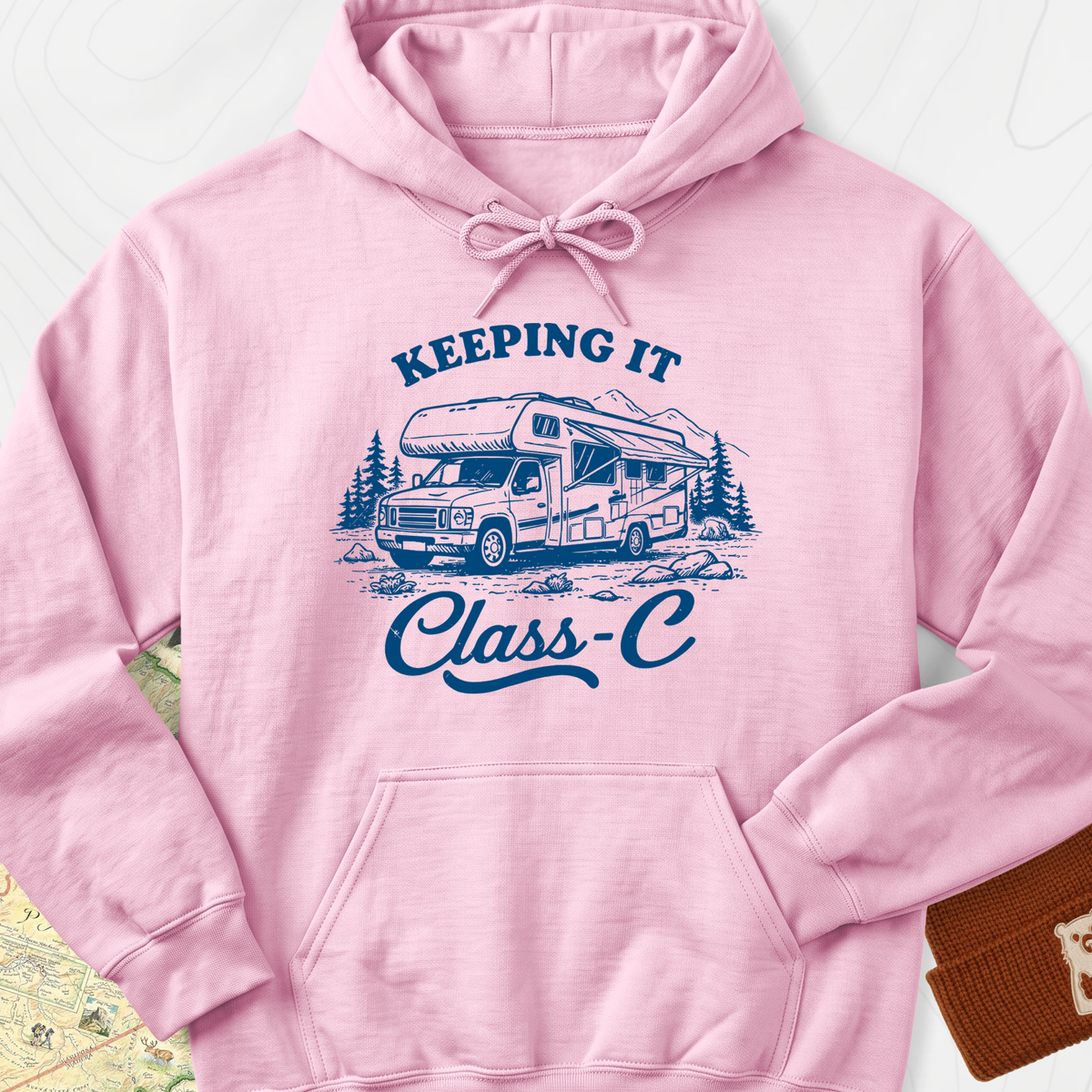 Keeping it Class-C Hoodie - Light Pink