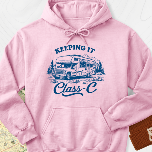 Keeping it Class-C Hoodie - Light Pink
