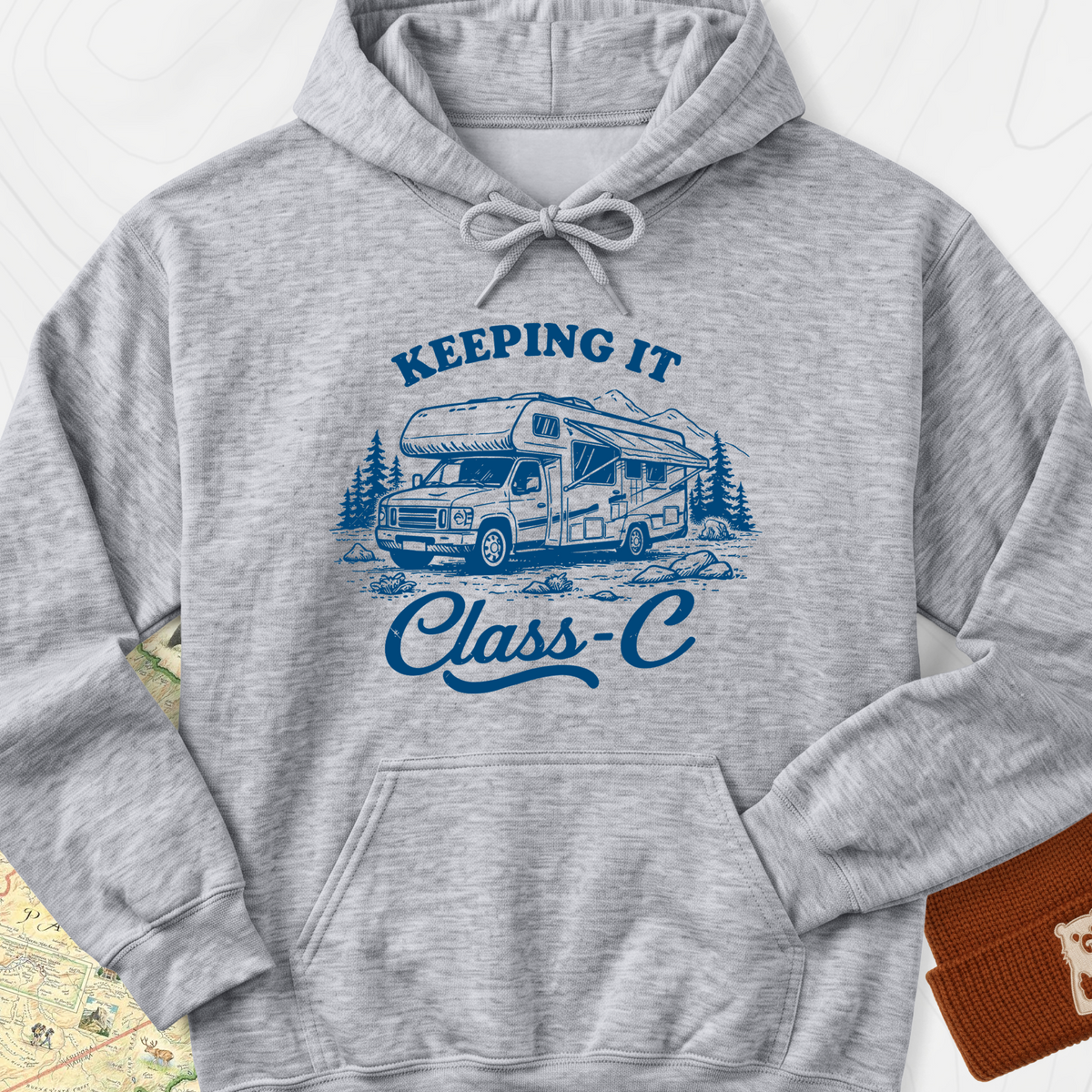Keeping it Class-C Hoodie - Sport Grey