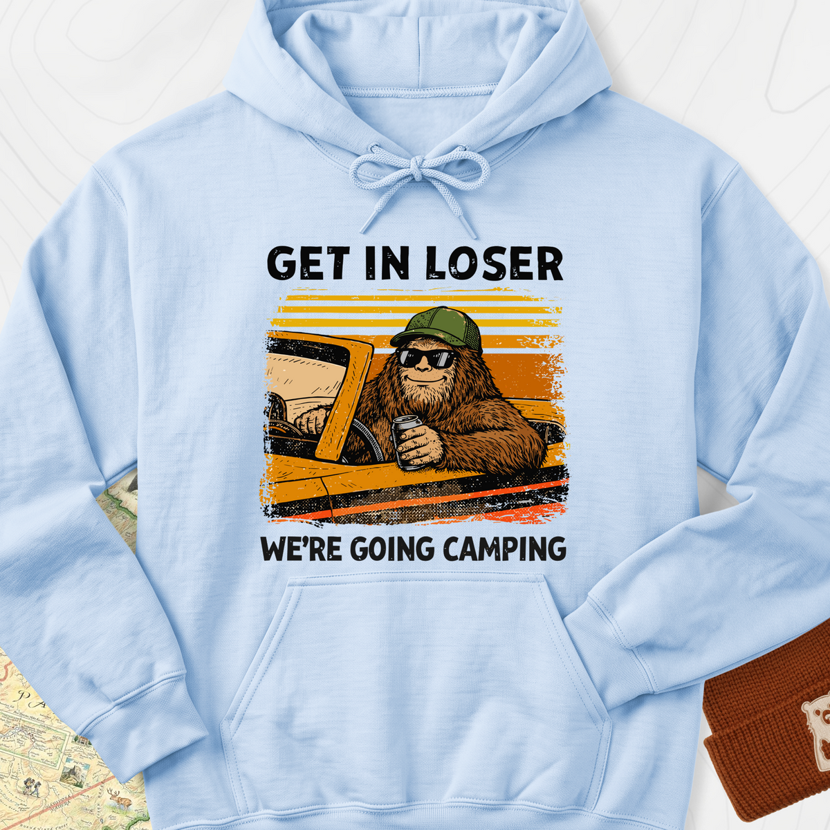 Get in Loser Hoodie - Light Blue