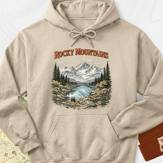 Rocky Mountain Escape Hoodie - Sand