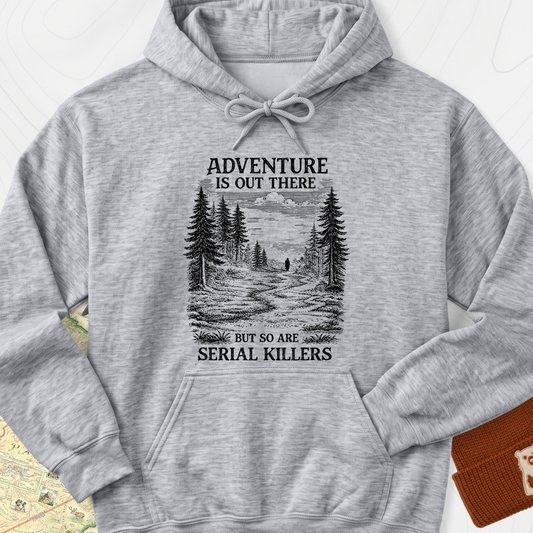 Adventure Is Out There Hoodie - Sport Grey