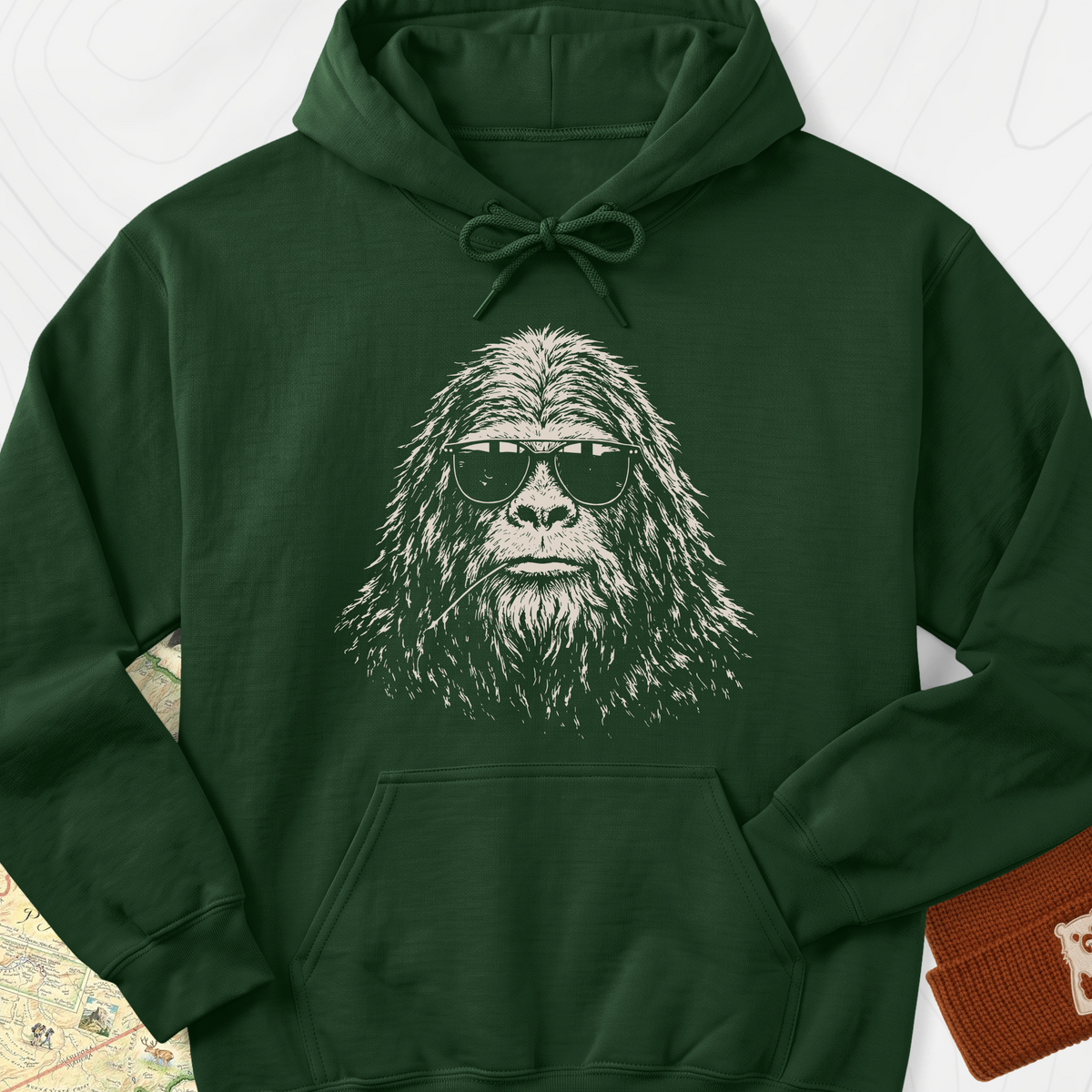 Incognito Hoodie - Forest Green