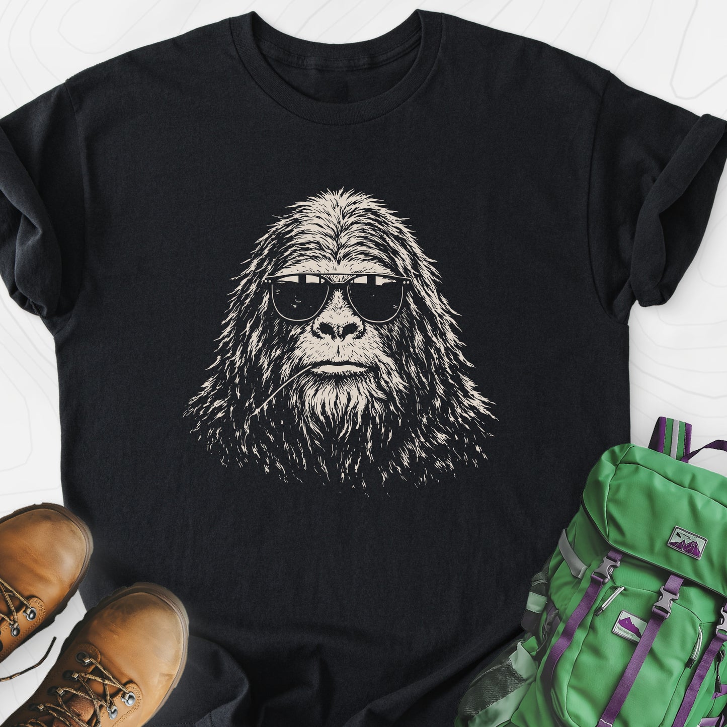 Incognito Black front print lightweight T-shirt