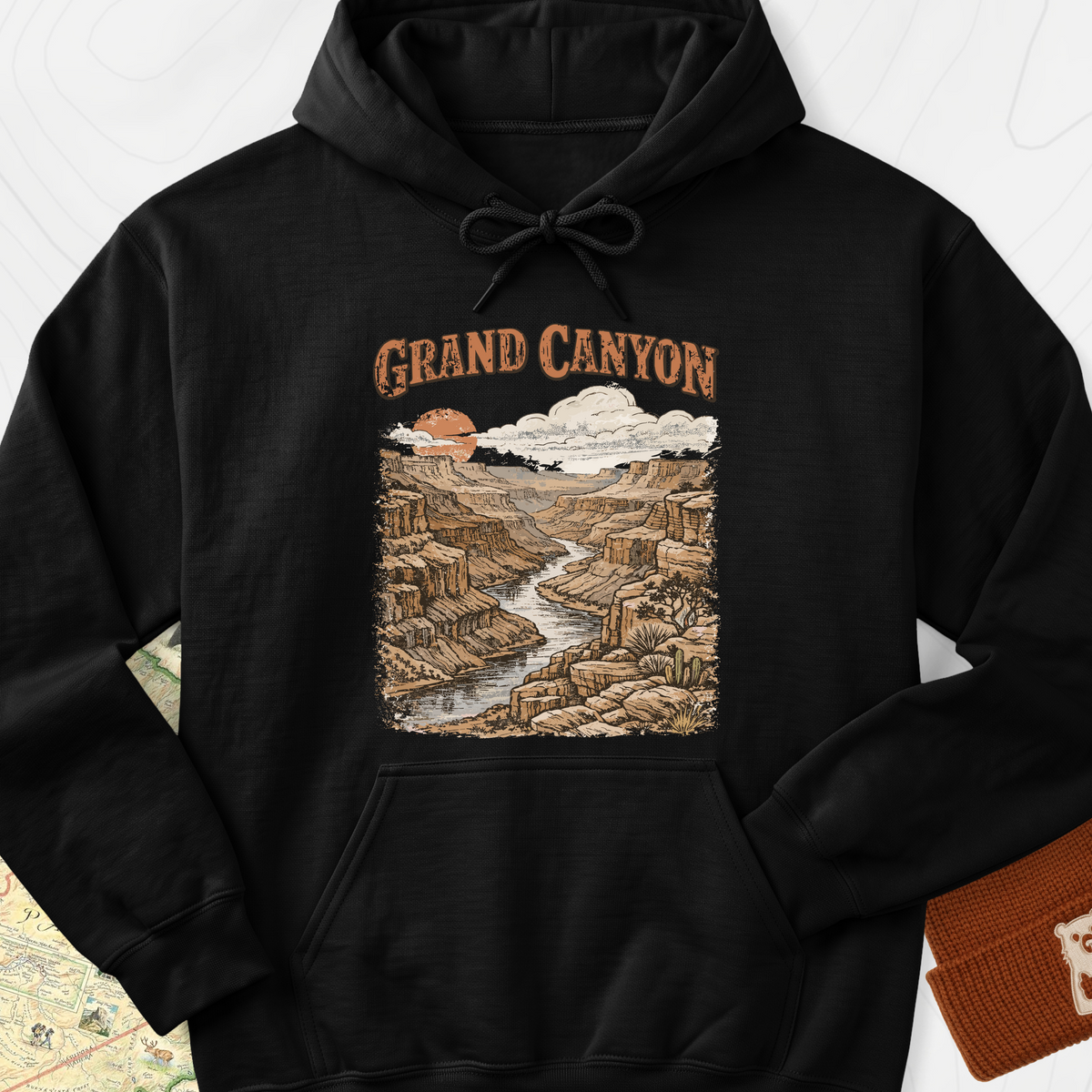 Grand Canyon Hoodie - Black