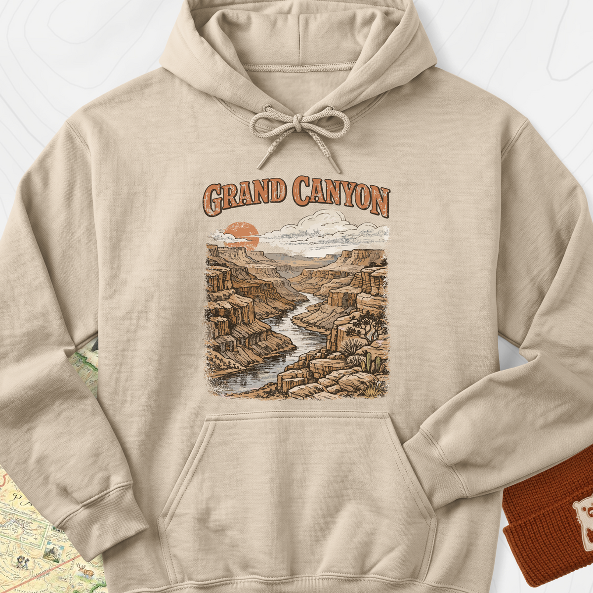 Grand Canyon Hoodie - Sand