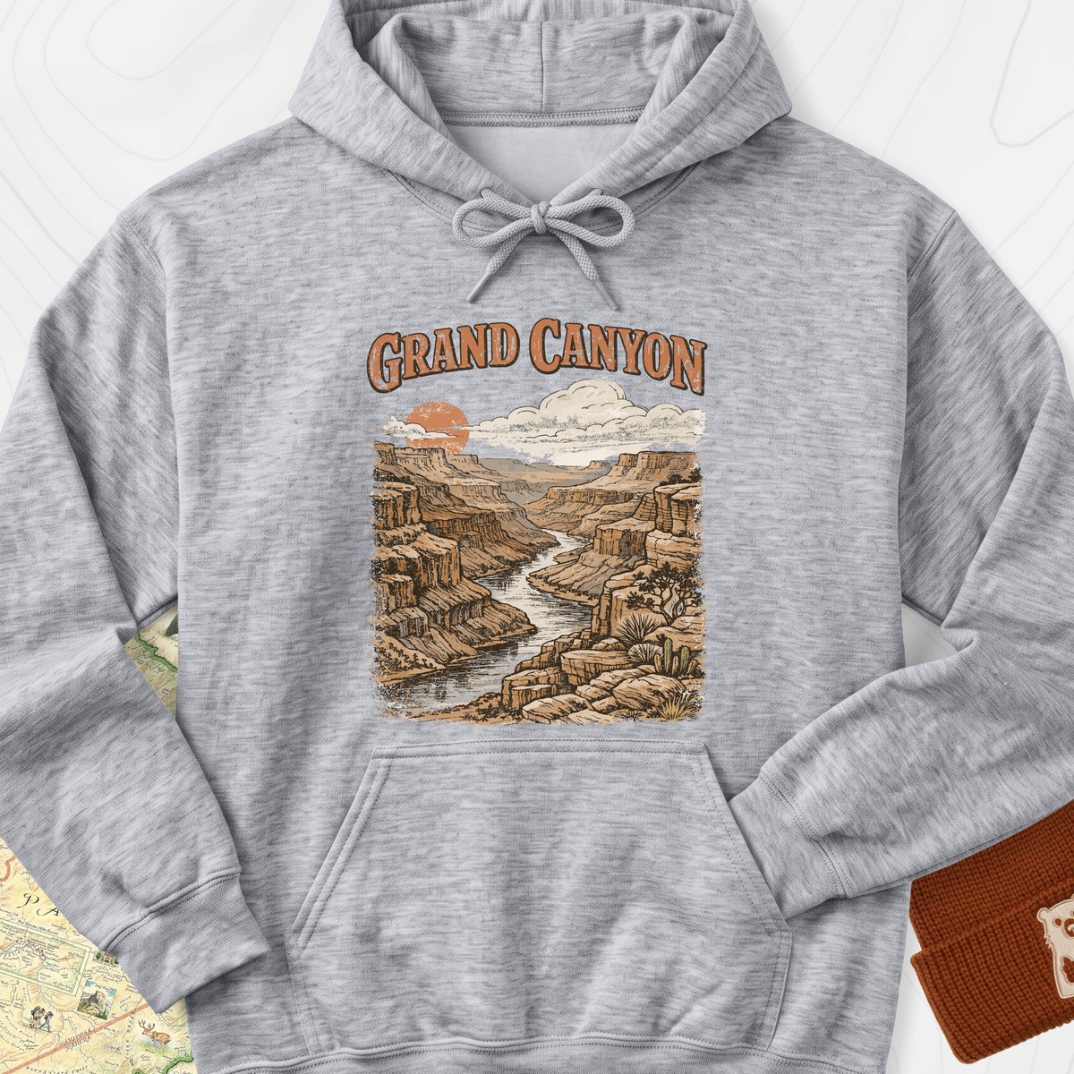 Grand Canyon Hoodie - Sport Grey