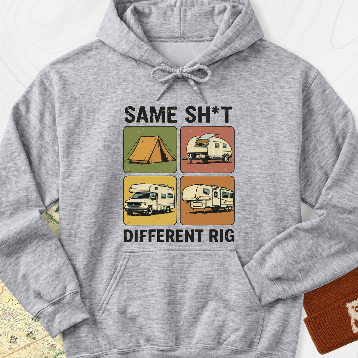Same Sh*t, Different Rig Hoodie - Sport Grey