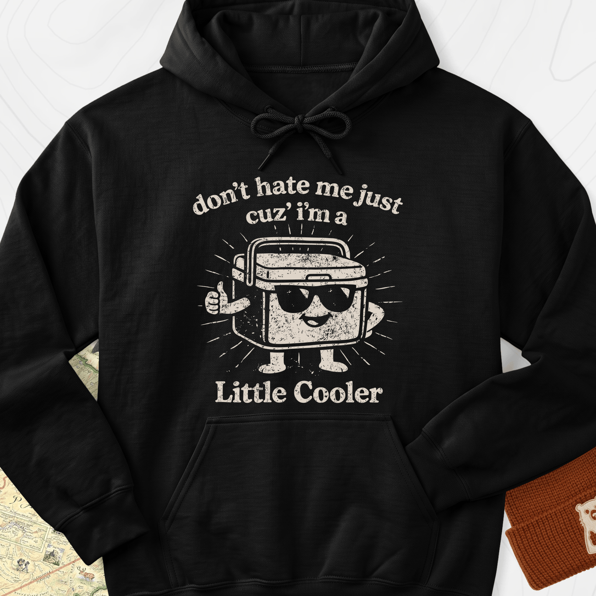 Just a Little Cooler Hoodie - Black