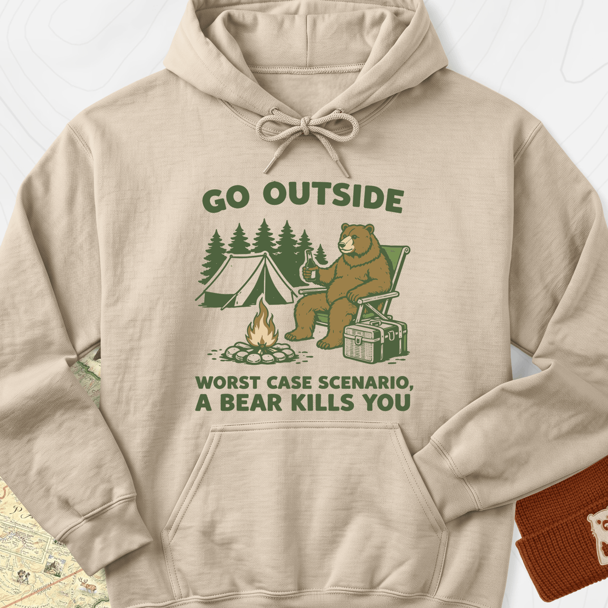 Worst Case Scenario Hoodie - Sand