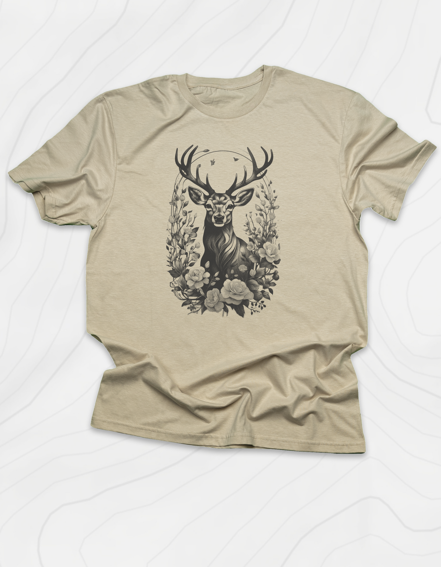 Flower Deer T-Shirt