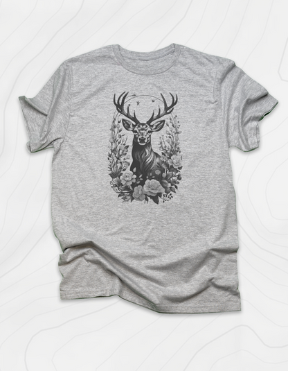 Flower Deer T-Shirt