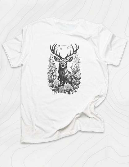 Flower Deer T-Shirt