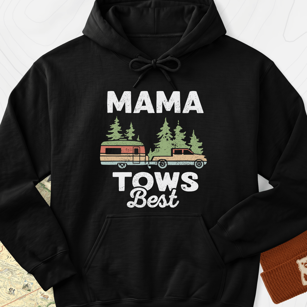 Mama Tows Best Hoodie - Black