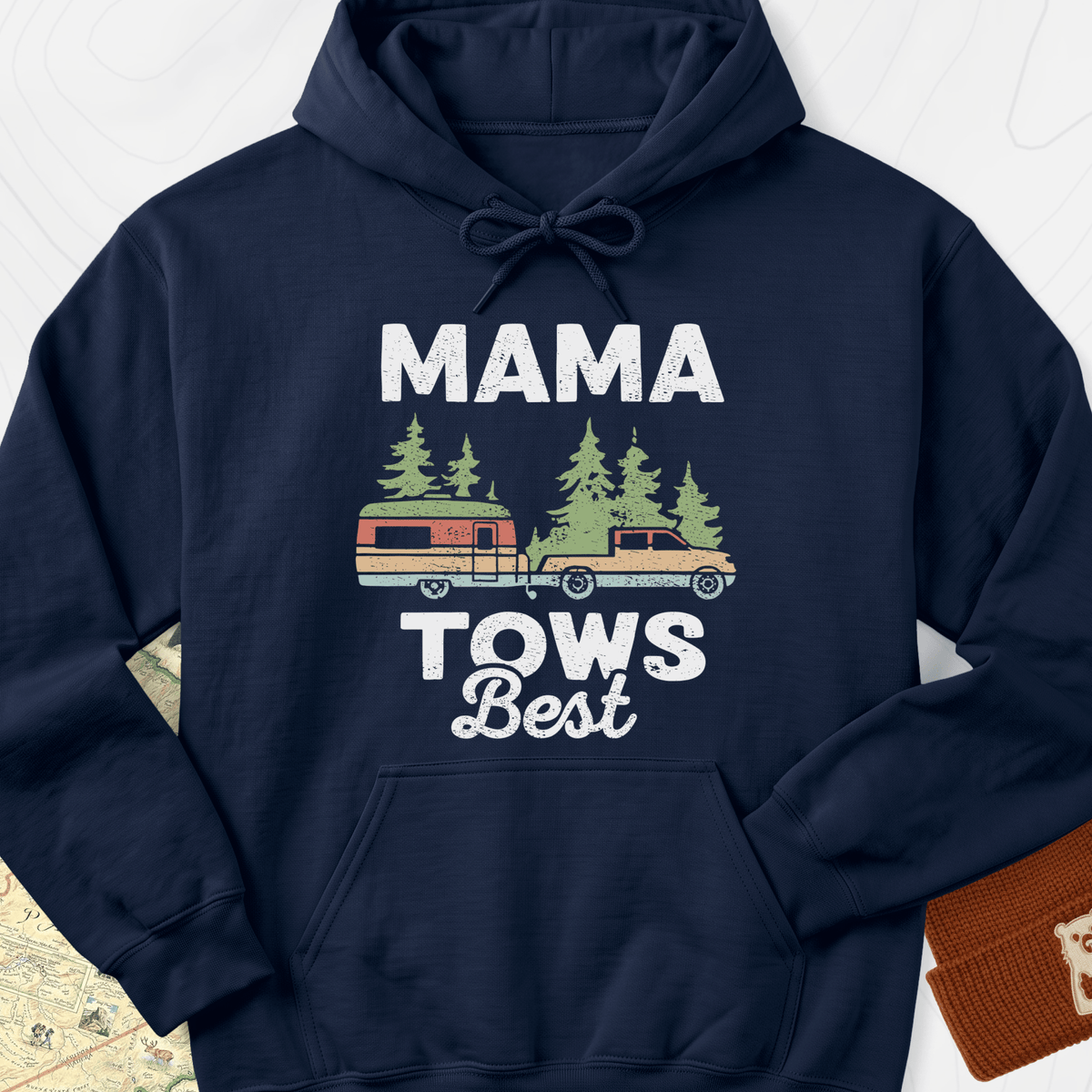 Mama Tows Best Hoodie - Navy
