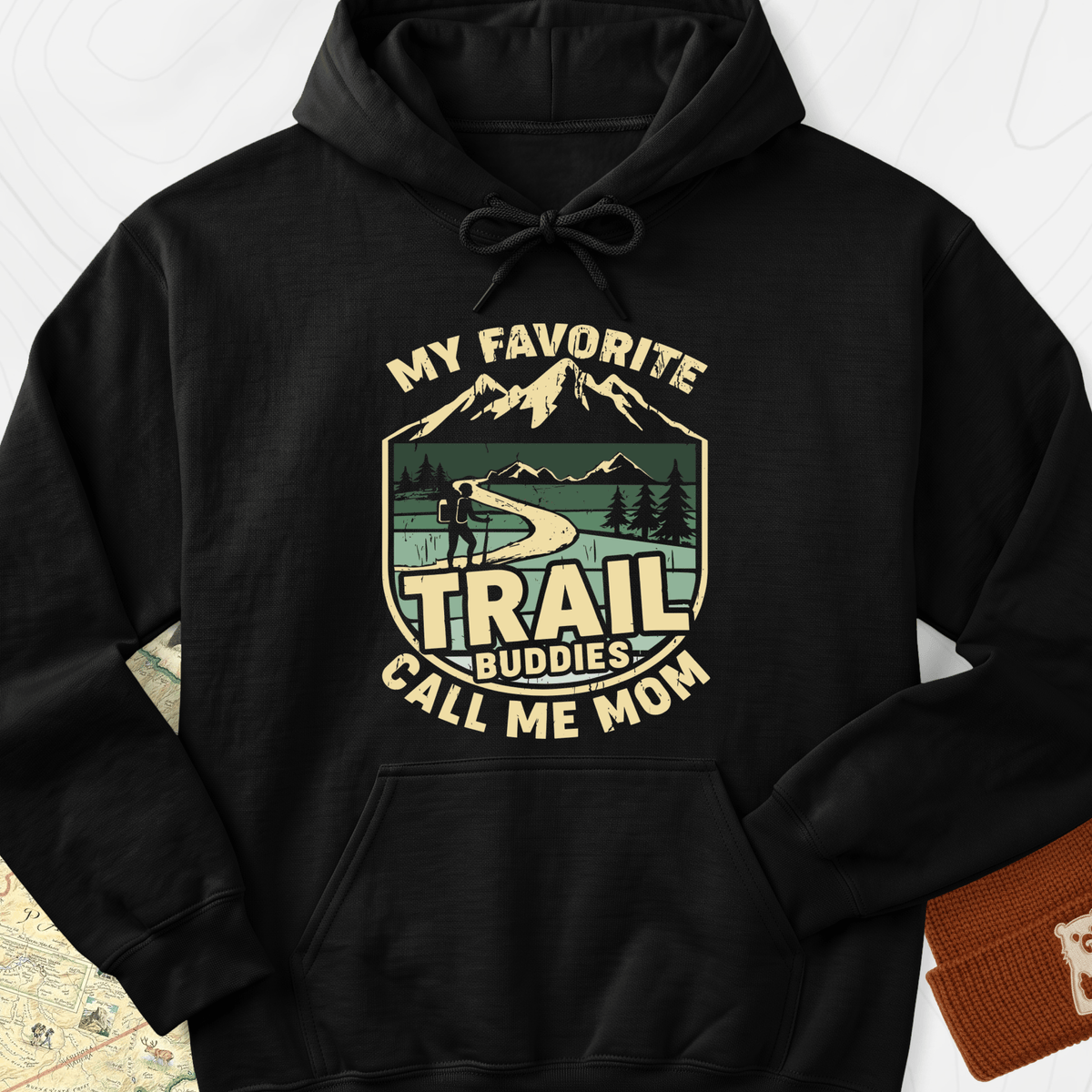 Trail Buddies Hoodie - Black