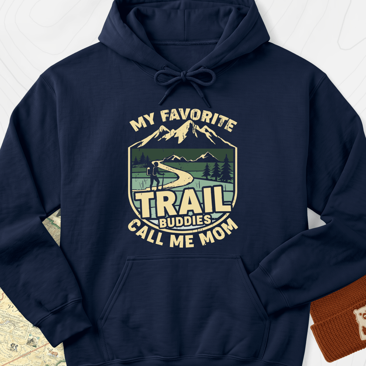 Trail Buddies Hoodie - Navy