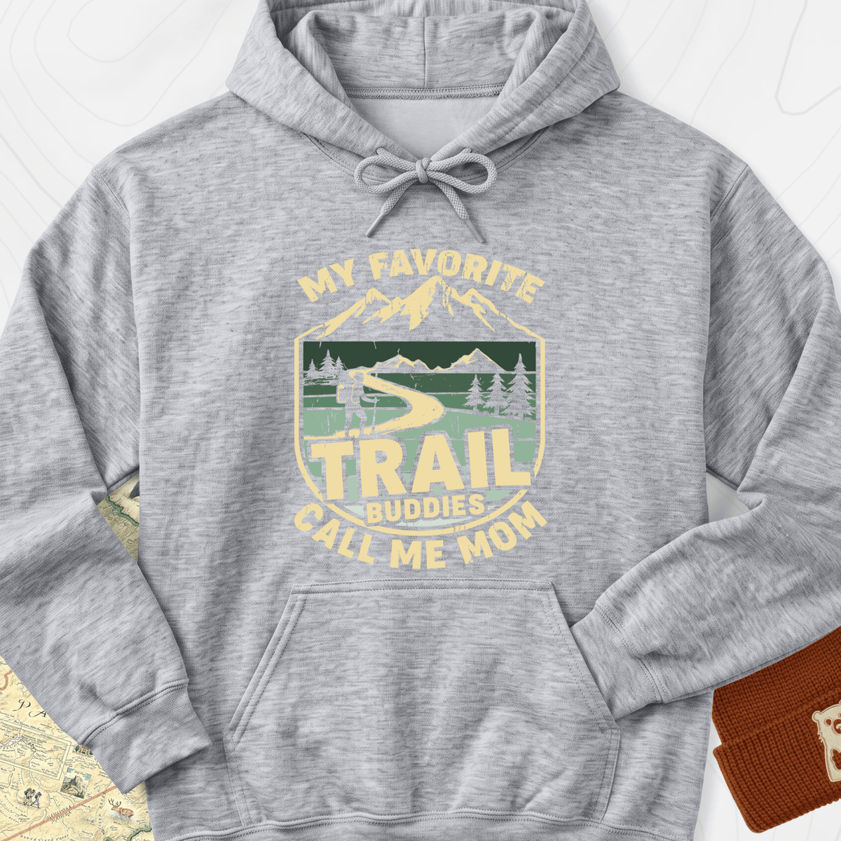 Trail Buddies Hoodie - Sport Grey