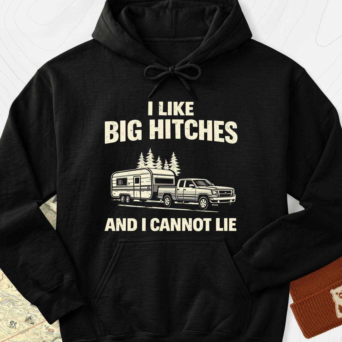 Big Hitches Hoodie - Black