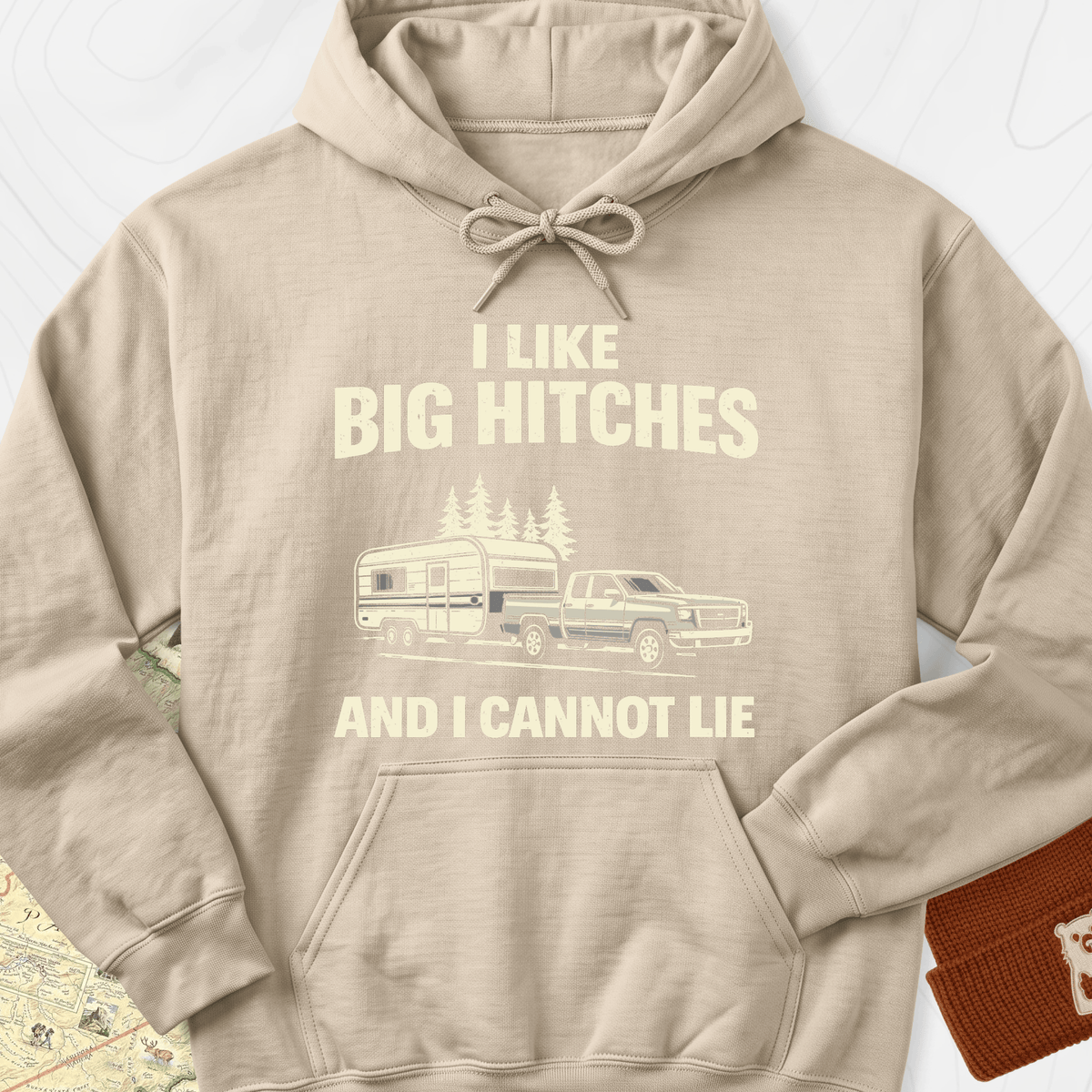 Big Hitches Hoodie - Sand