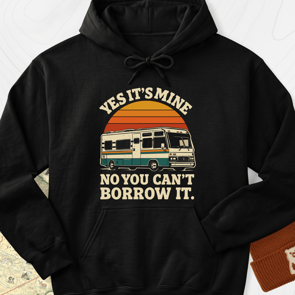 Can’t Borrow It Hoodie - Black
