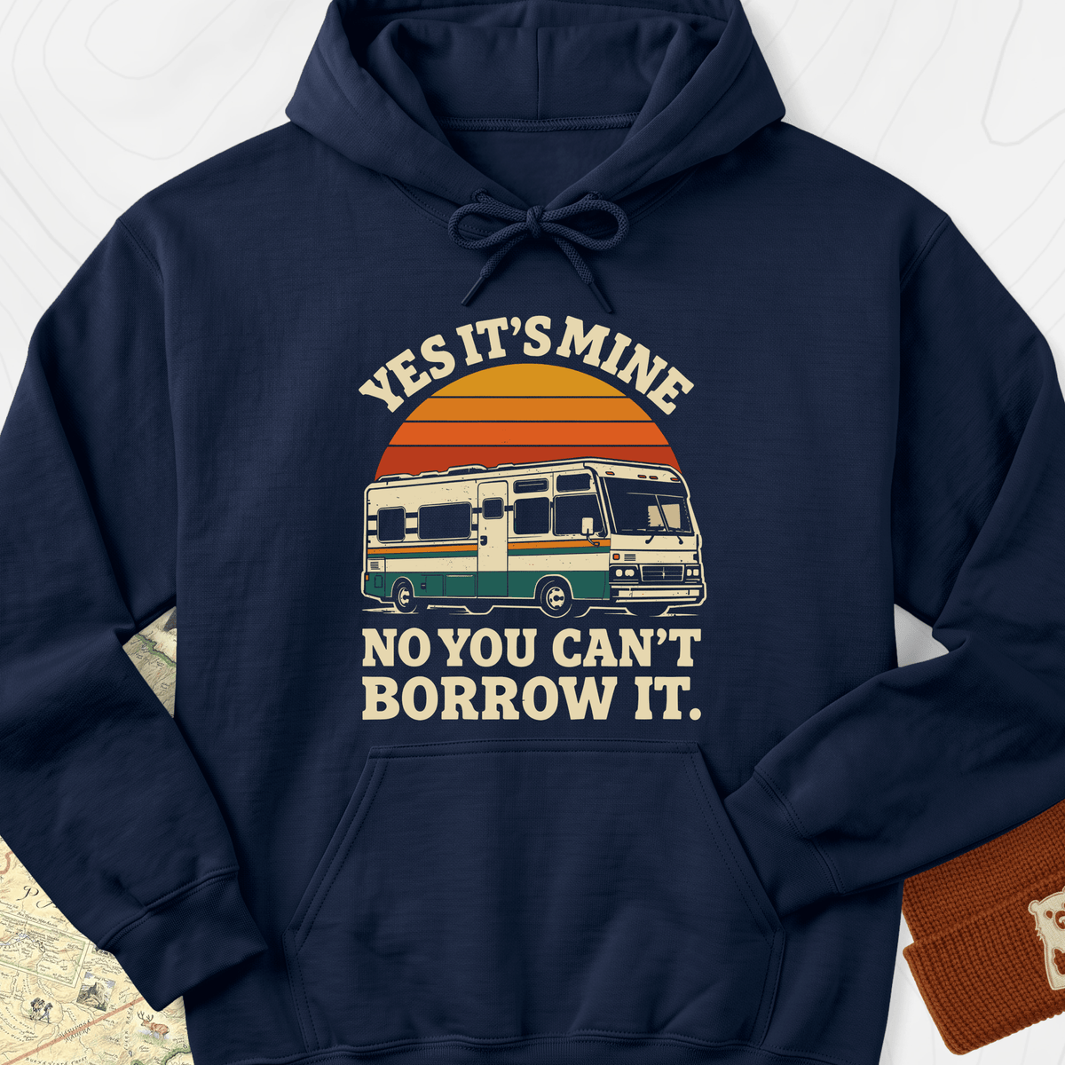 Can’t Borrow It Hoodie - Navy