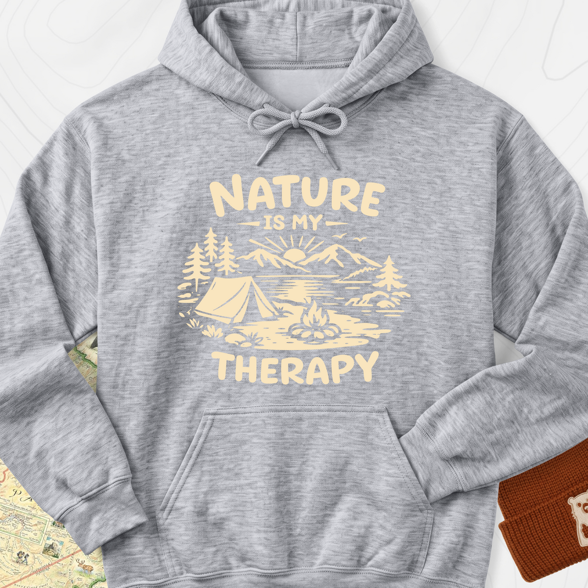 Nature Therapy Hoodie - Sport Grey