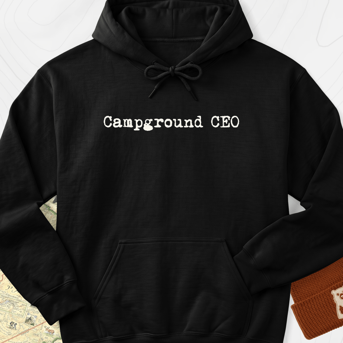Campground CEO Hoodie - Black