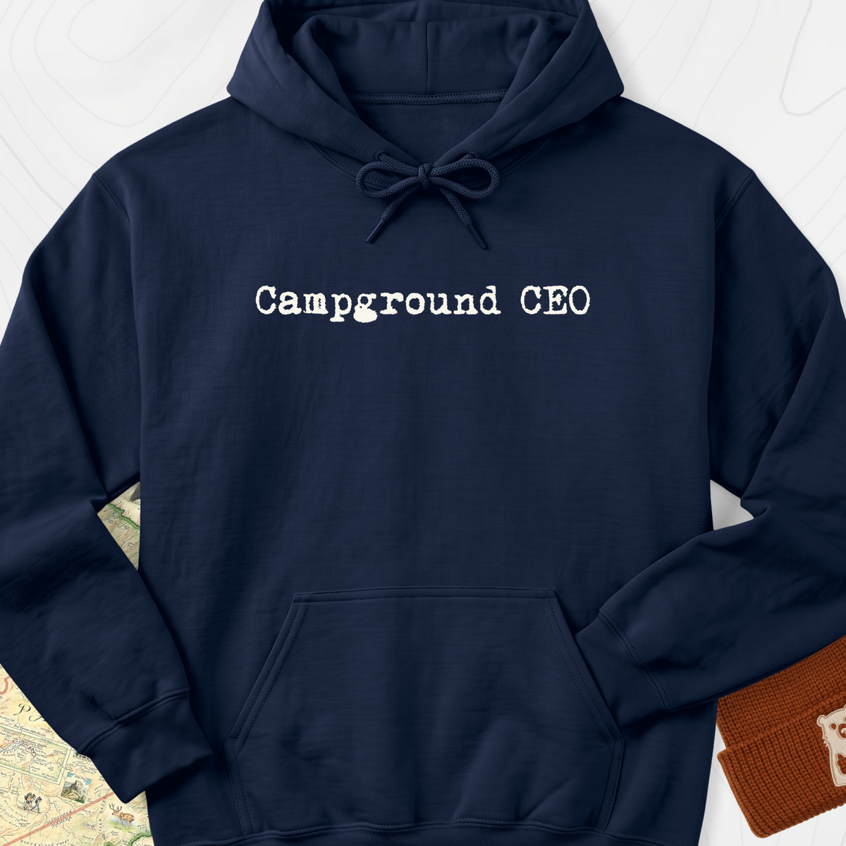 Campground CEO Hoodie - Navy