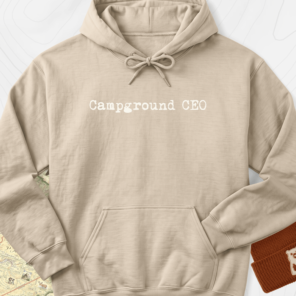 Campground CEO Hoodie - Sand