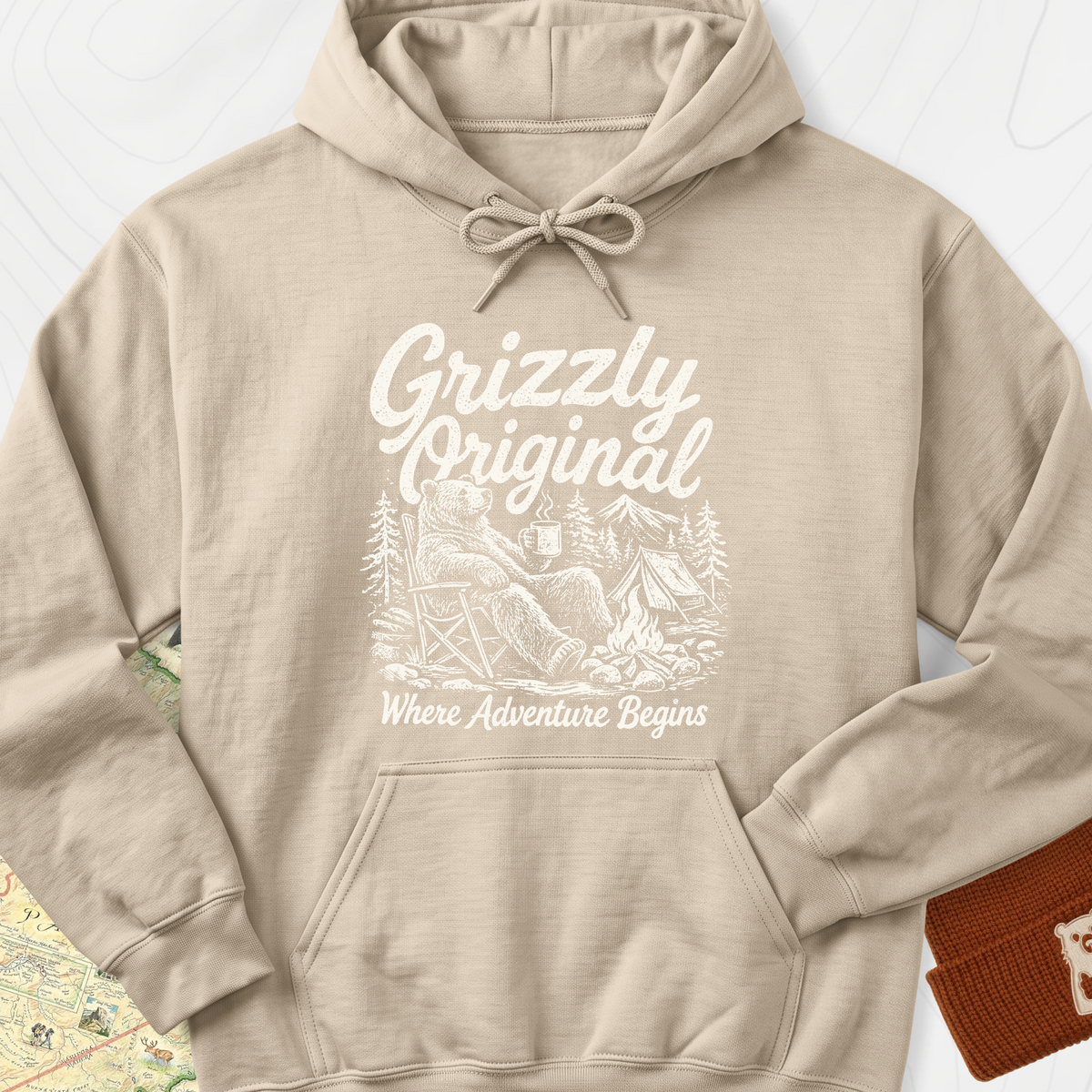 Grizzly Original Hoodie - Sand