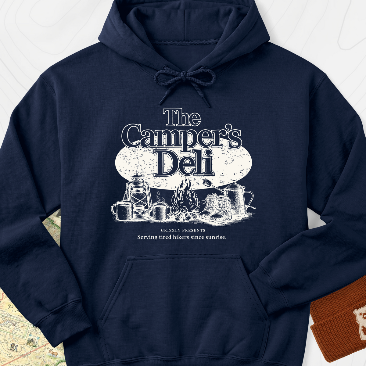 Campers Deli Hoodie - Navy