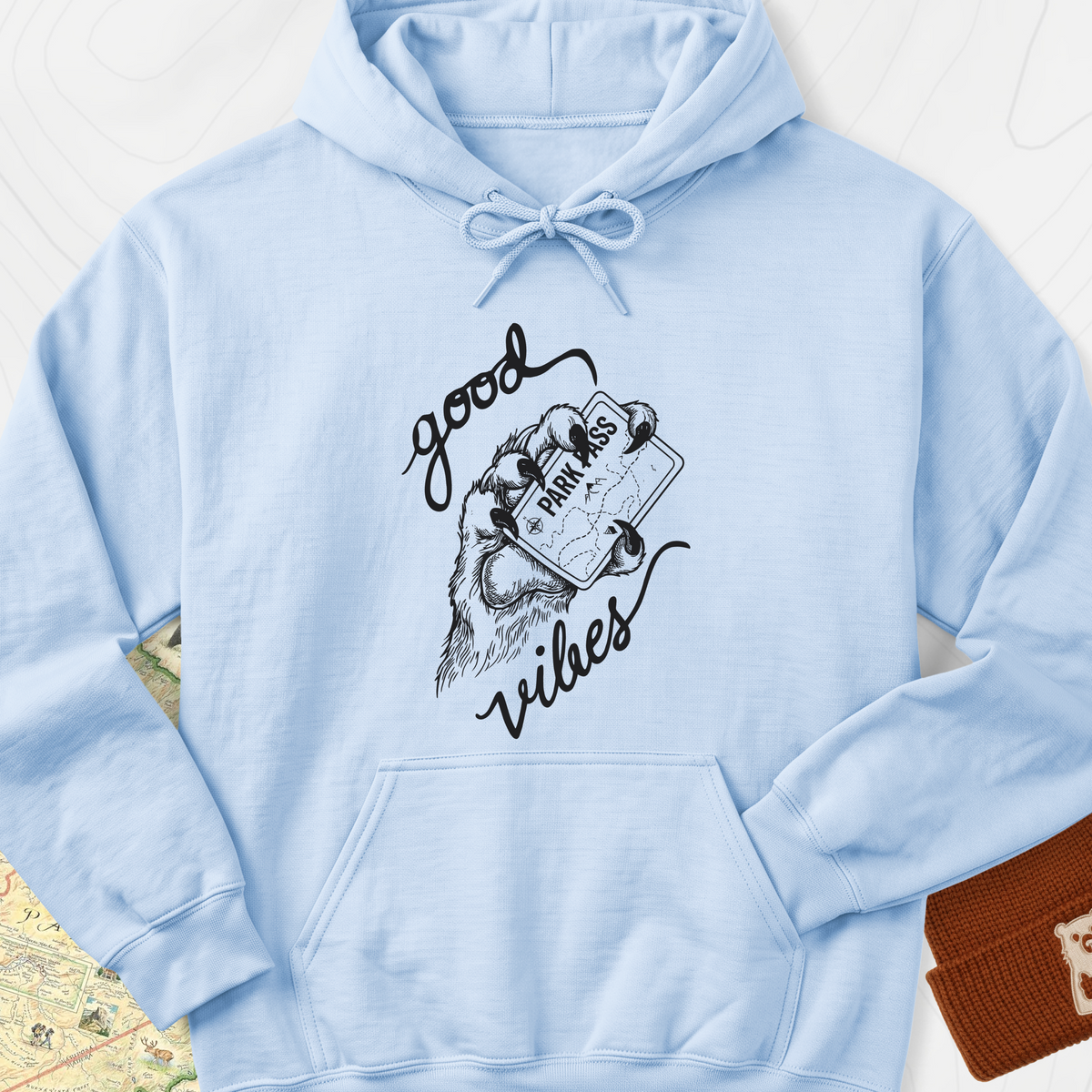 Park Pass Hoodie - Light Blue