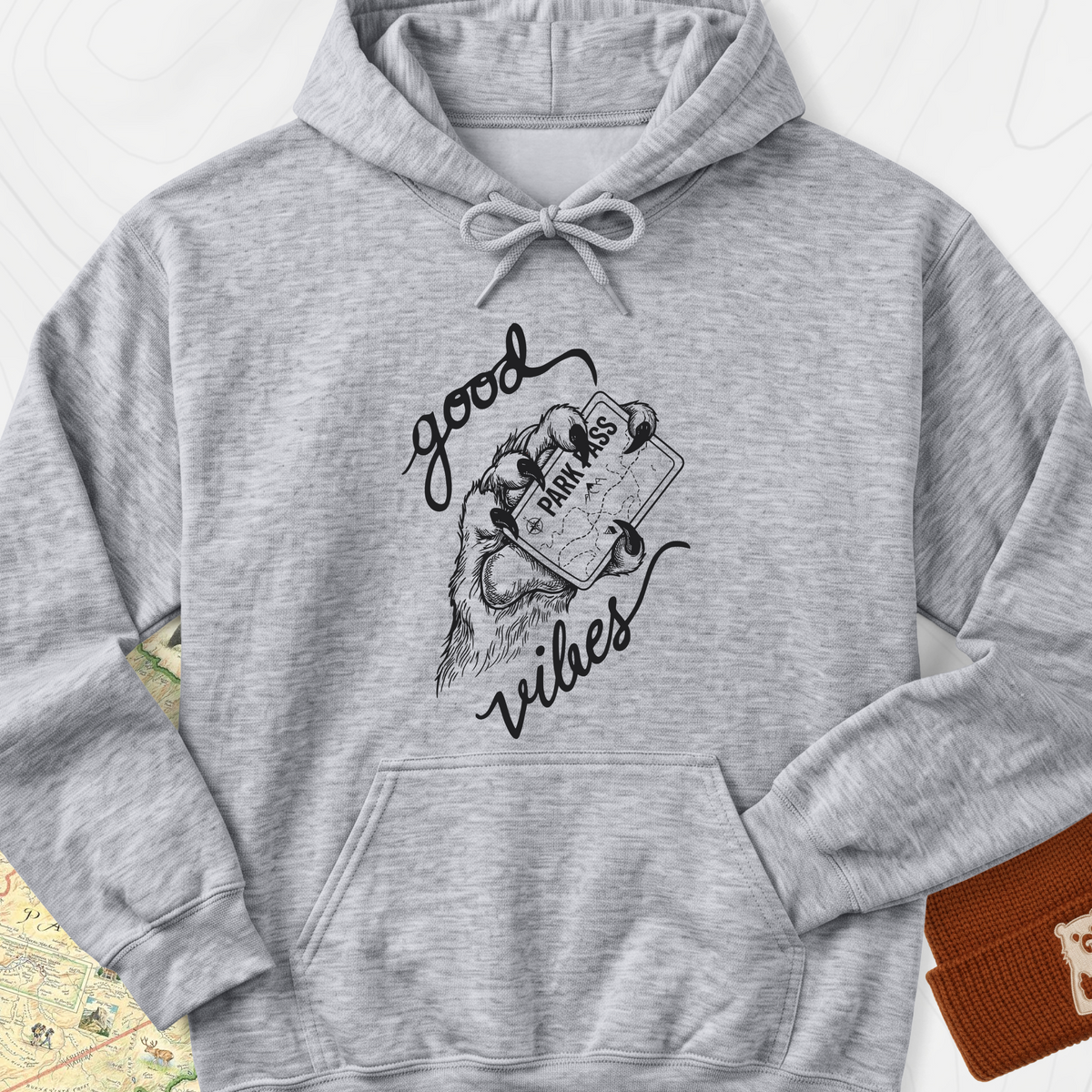 Park Pass Hoodie - Sport Grey