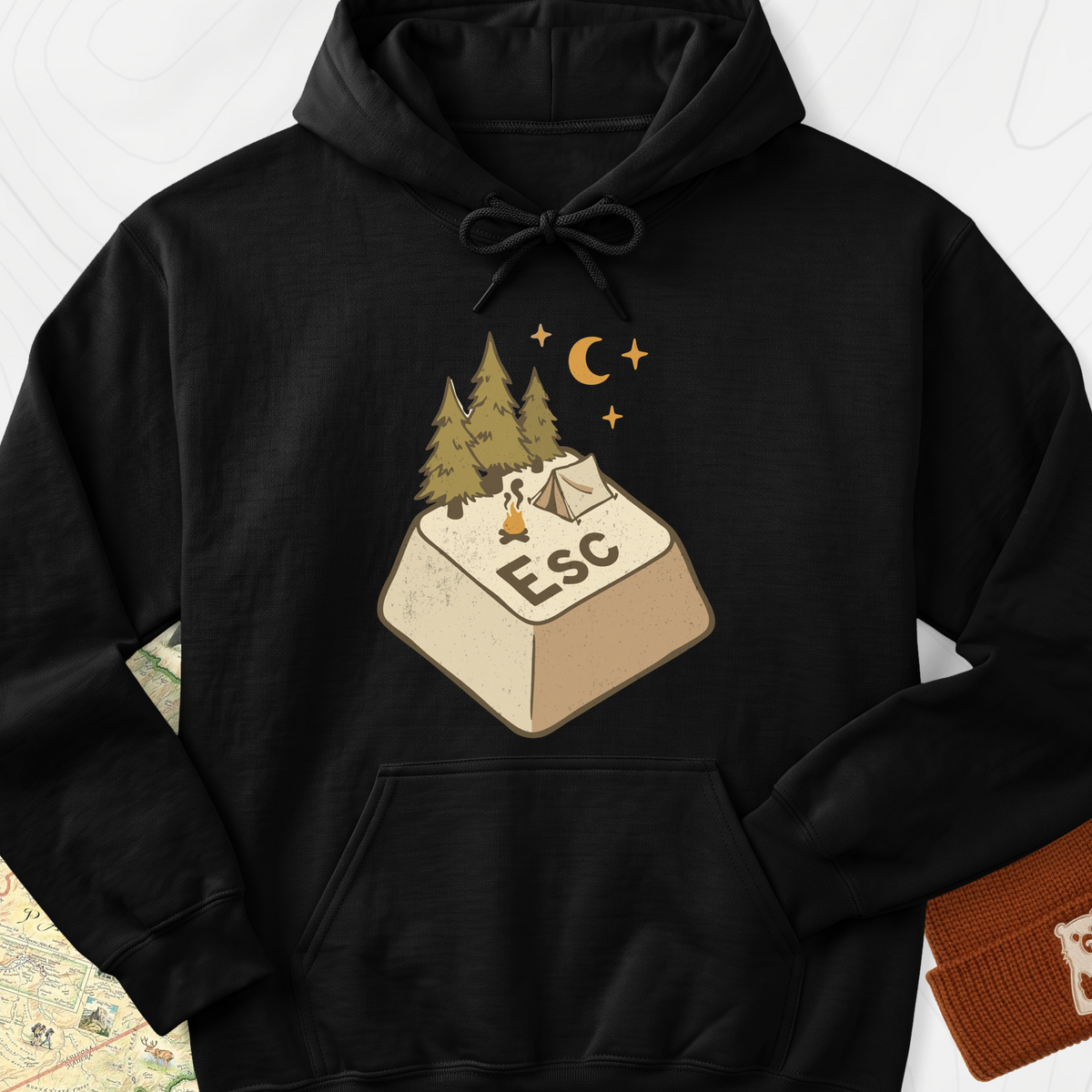 ESC Camp Hoodie - Black