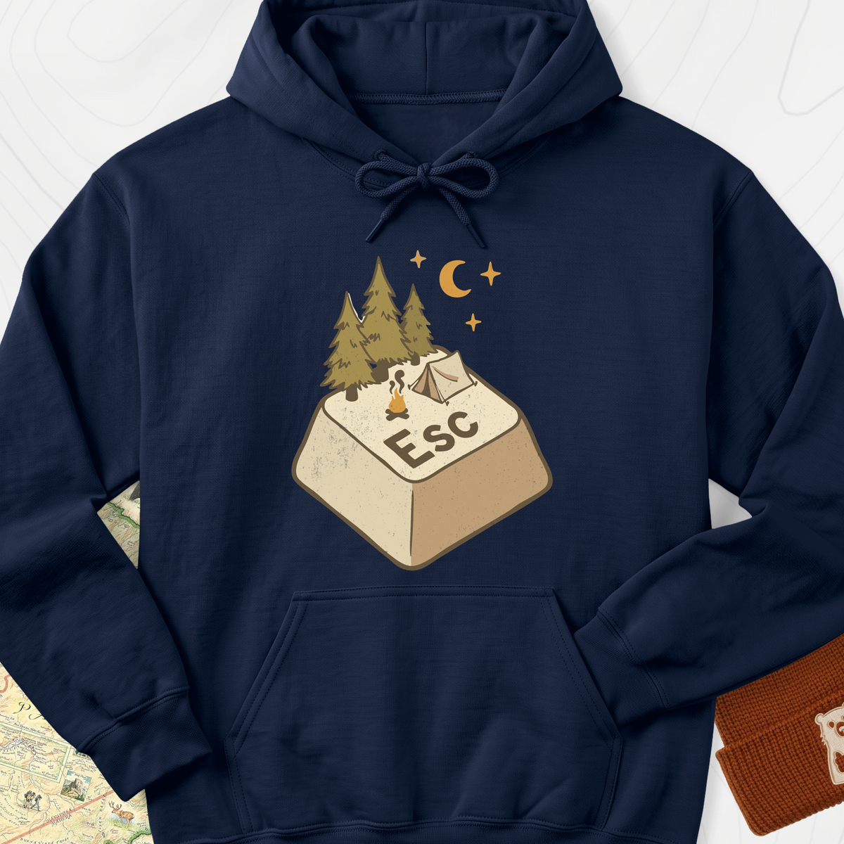 ESC Camp Hoodie - Navy