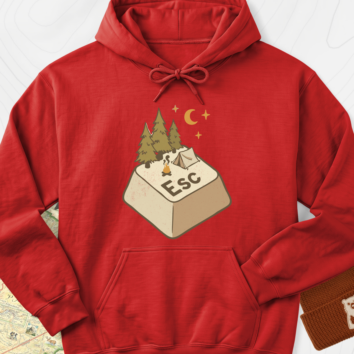 ESC Camp Hoodie - Red