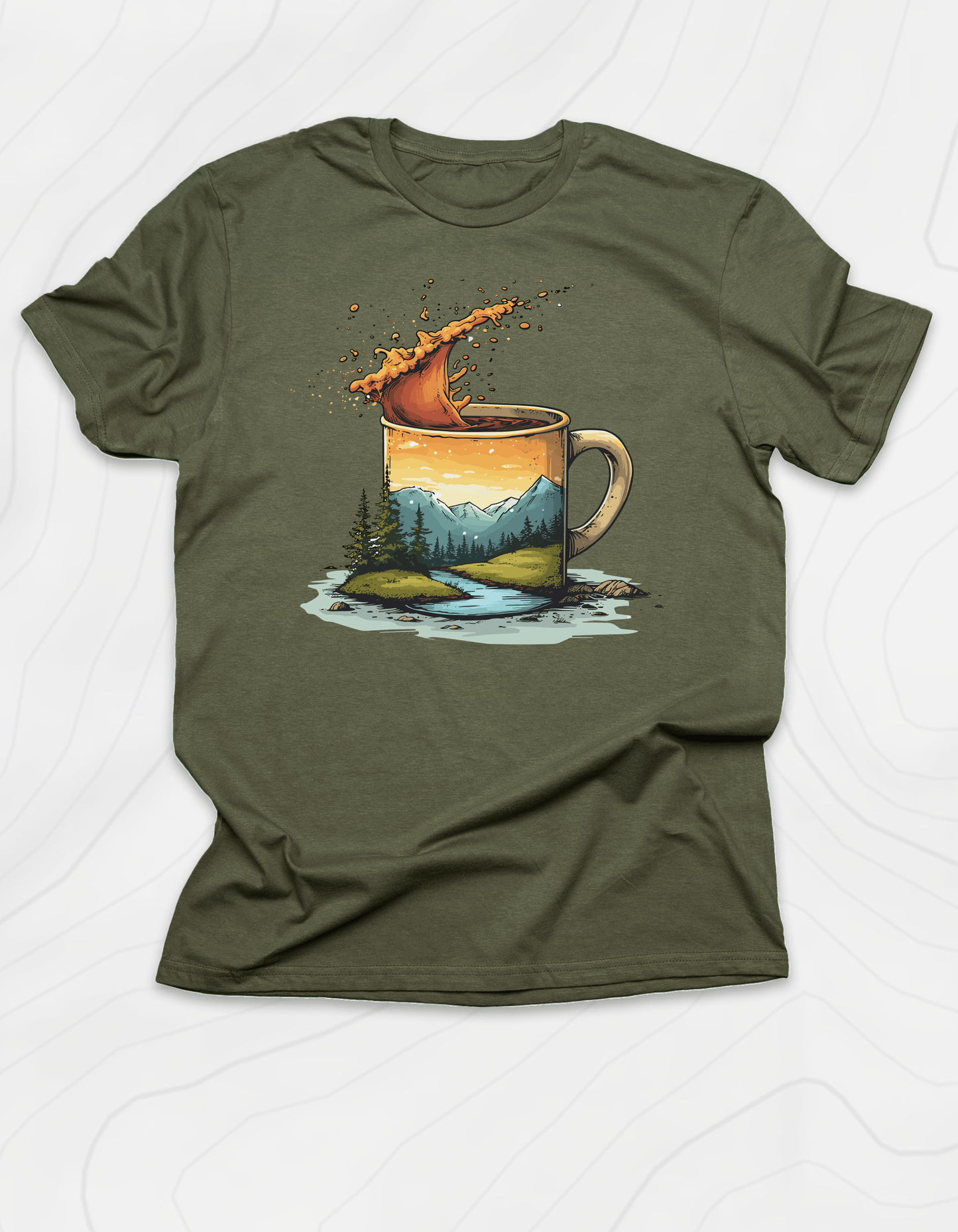 Coffee Mountains T-Shirt