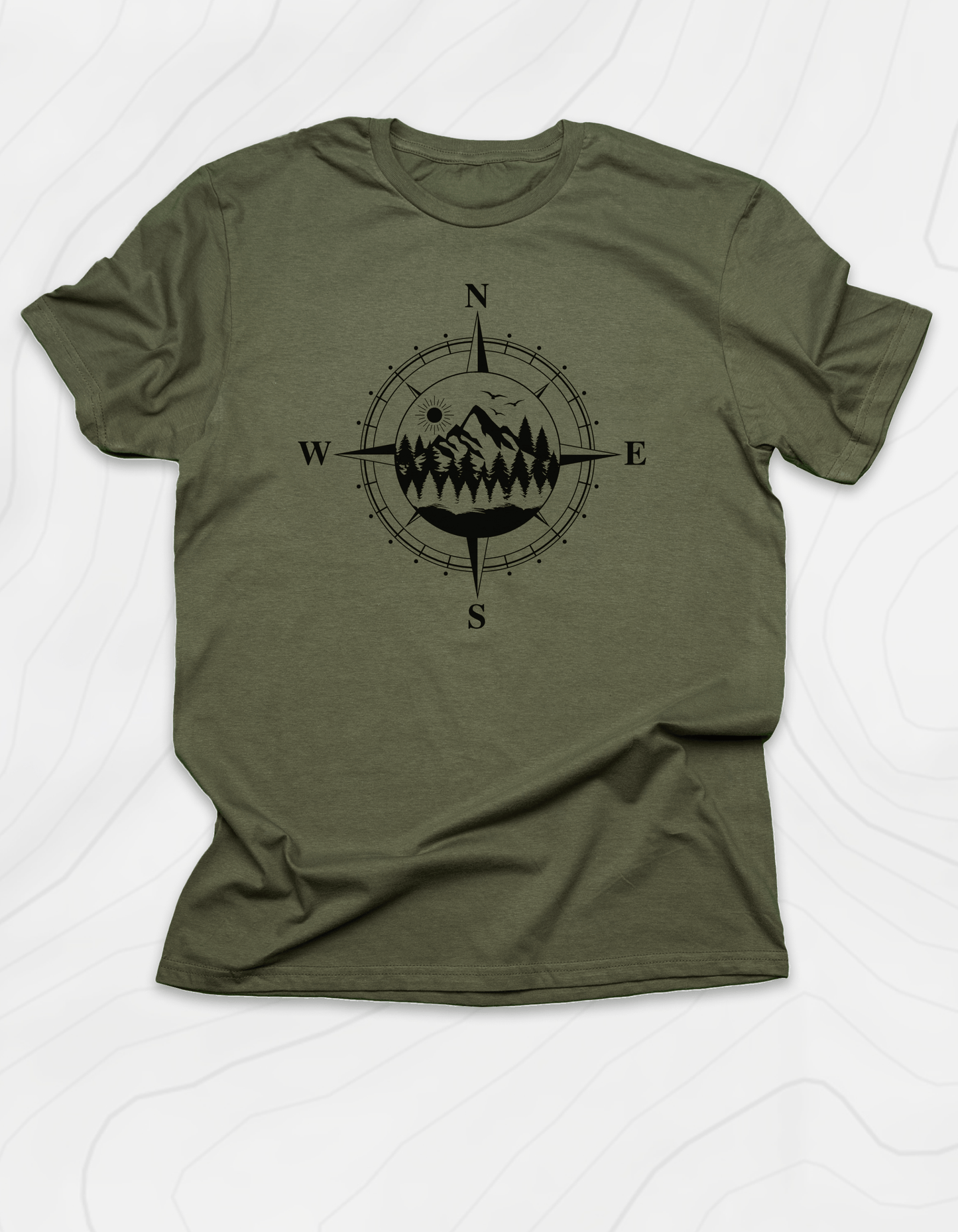 Compass in the Mountains T-Shirt