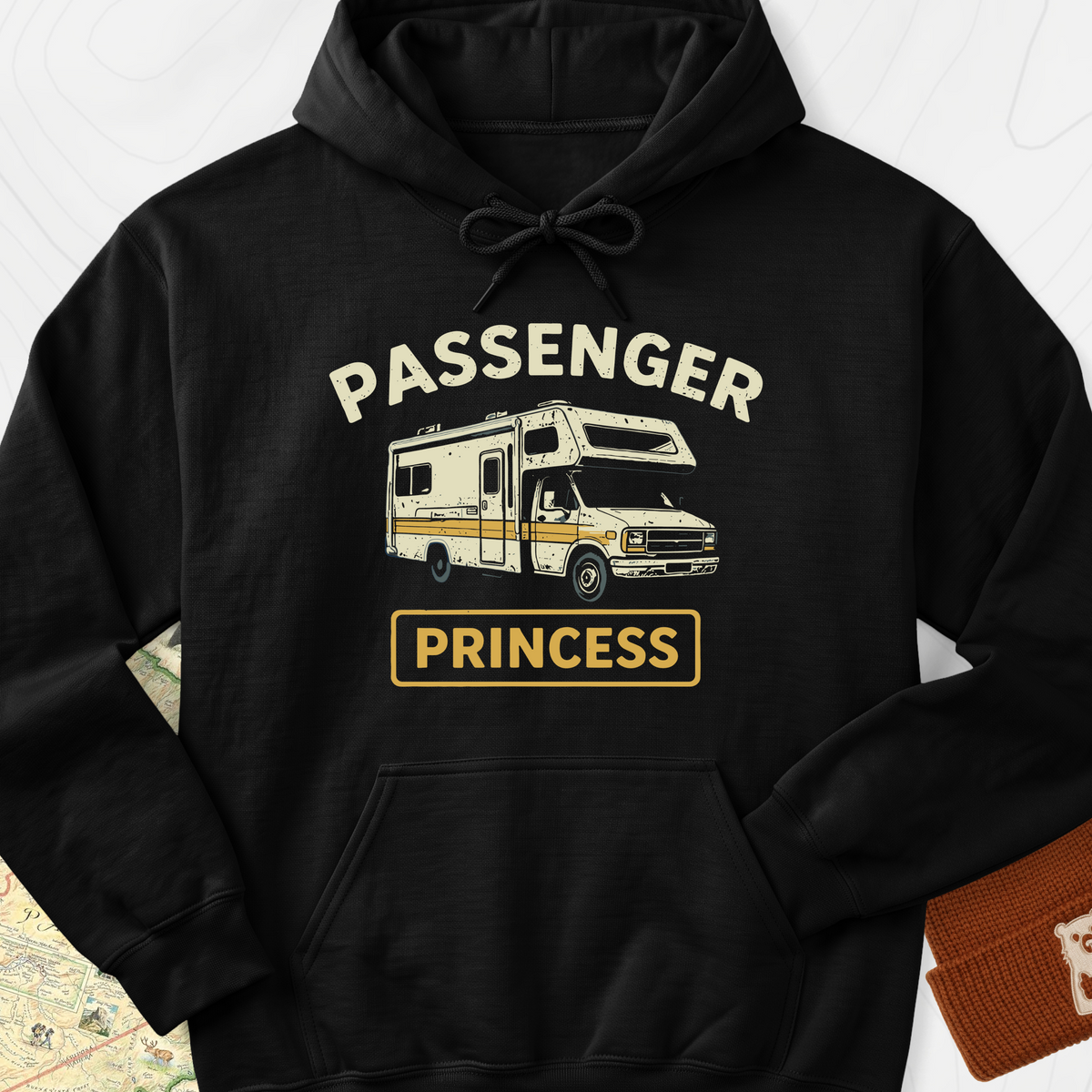 RV Passenger Princess Hoodie - Black